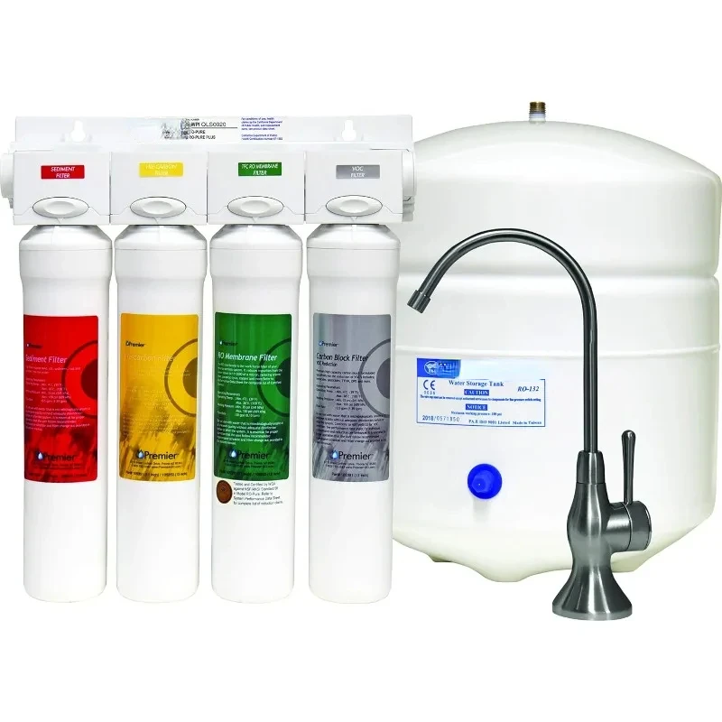 RO Pure Plus VOC 4 Stage Reverse Osmosis System Module with Built-In Check Valve Shutoff