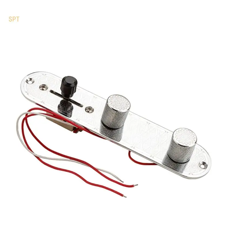 

3 Way Guitar Prewired Guitar Control Plate Musical Instrument Accessories 714F