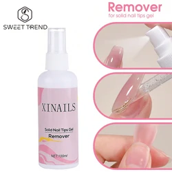 100ml False Nail Tips Solid Adhesives Gel Remover Nail Liquid Easy To Soften Remover Press On Nails Gel Fake Tips Remover Tools