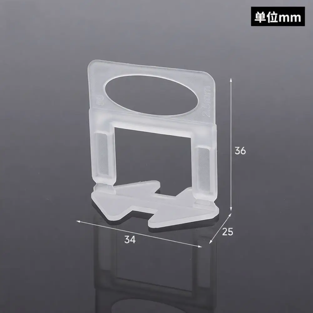 Efficient Tile Leveling System Clips Floor Installation Tool Disposable Spacers Durable Construction Hand Tools For Tiling Hobby