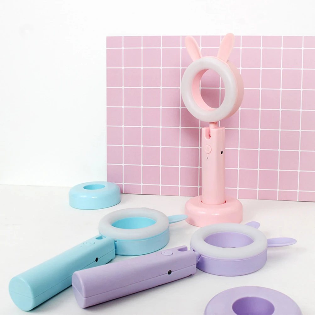 Rabbit Small Light Creative Students Learning Table Lamp Decorative Bedside Home Office LED Energy Home Decor Lamp Gift