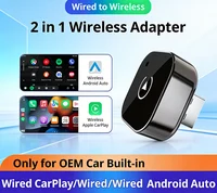 Nuevo Adaptador Inalámbrico CarPlay 2026 para Apple iPhone y Android Auto 2 en 1, Mini Dongle USB CarPlay con Conexión Rápida y Estable