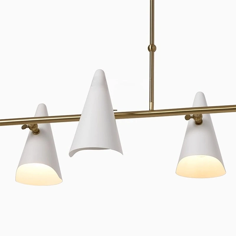 المصممين الحد الأدنى متعدد رؤساء مُثبتة في السقف ضوء لغرف المعيشة طاولة طعام الفيلات المطاعم LED الثريا الإنارة #5