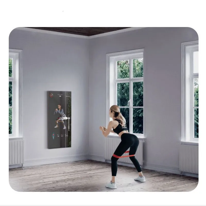 Home Fitness Mirror Vertical Sports Smart Mirror Fitness Wall Mounted Magic Gym Mirror