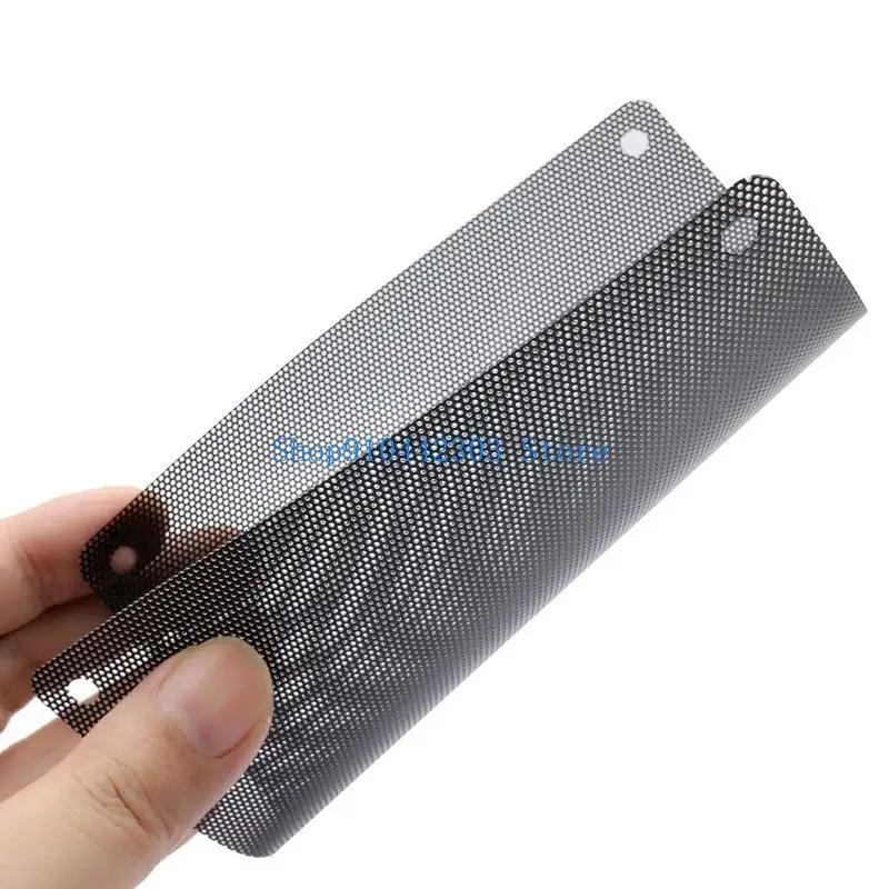 L4MD 7-14cm Black Cooler Fan Dust Filter for Case Cover Dustproof Computer Mesh Filte