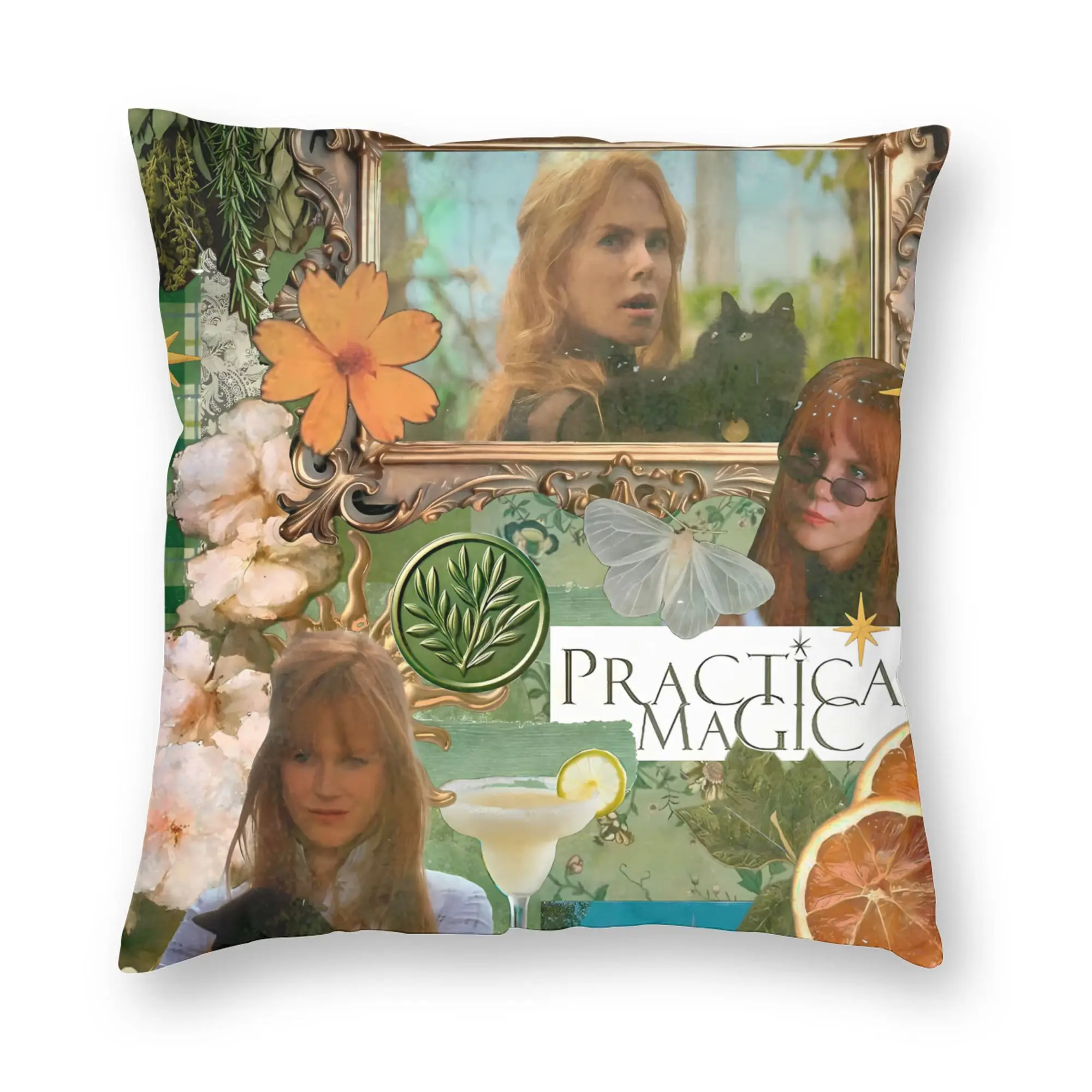 Practical Magic City Night Poster Pillow Case  Novelty Pillow Cover Custom Pillowcases For Sofa Home Decoration