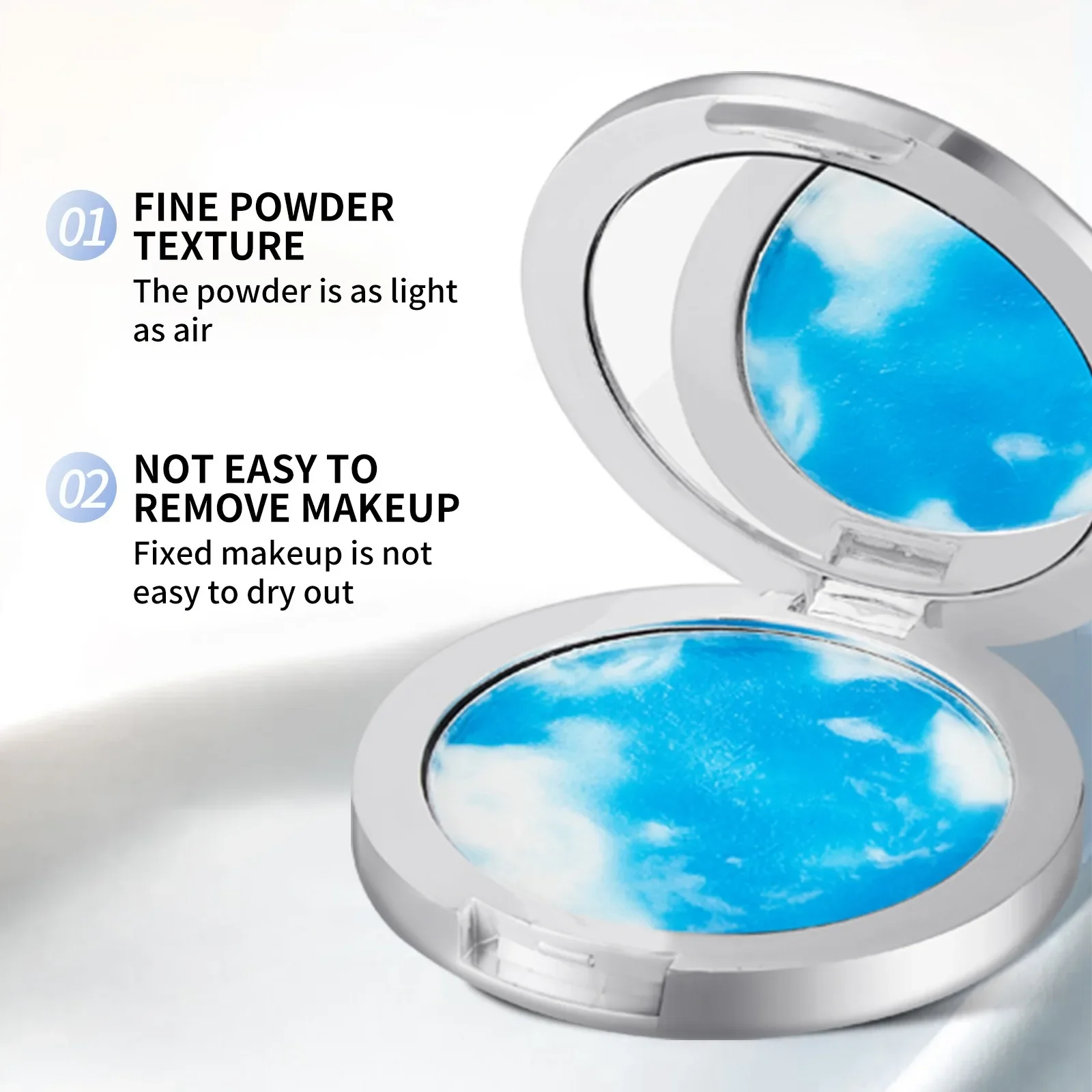 O'CHEAL ライトウェイト ラディアント セッティング パウダー - オイル コントロール、欠陥カバー、滑らかで肌に優しく、ナチュラル マット仕上がり