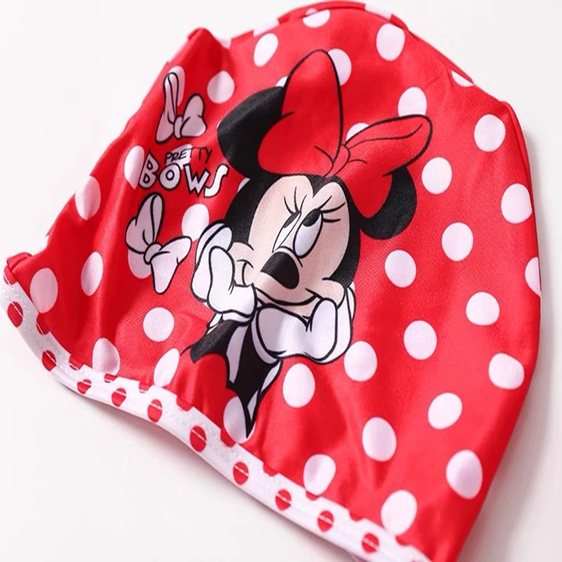 Kid Girls Swimsuit Summer Clothes Swimwear Hat Cartoon Minnie Mouse Frozen Elsa Baby Toddler Bodysuit Swimming Children Pajamas