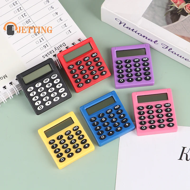 Personalized Mini Candy Color School Office Electronics Creative Calculator Pocket Boutique Stationery Small Square Calculator