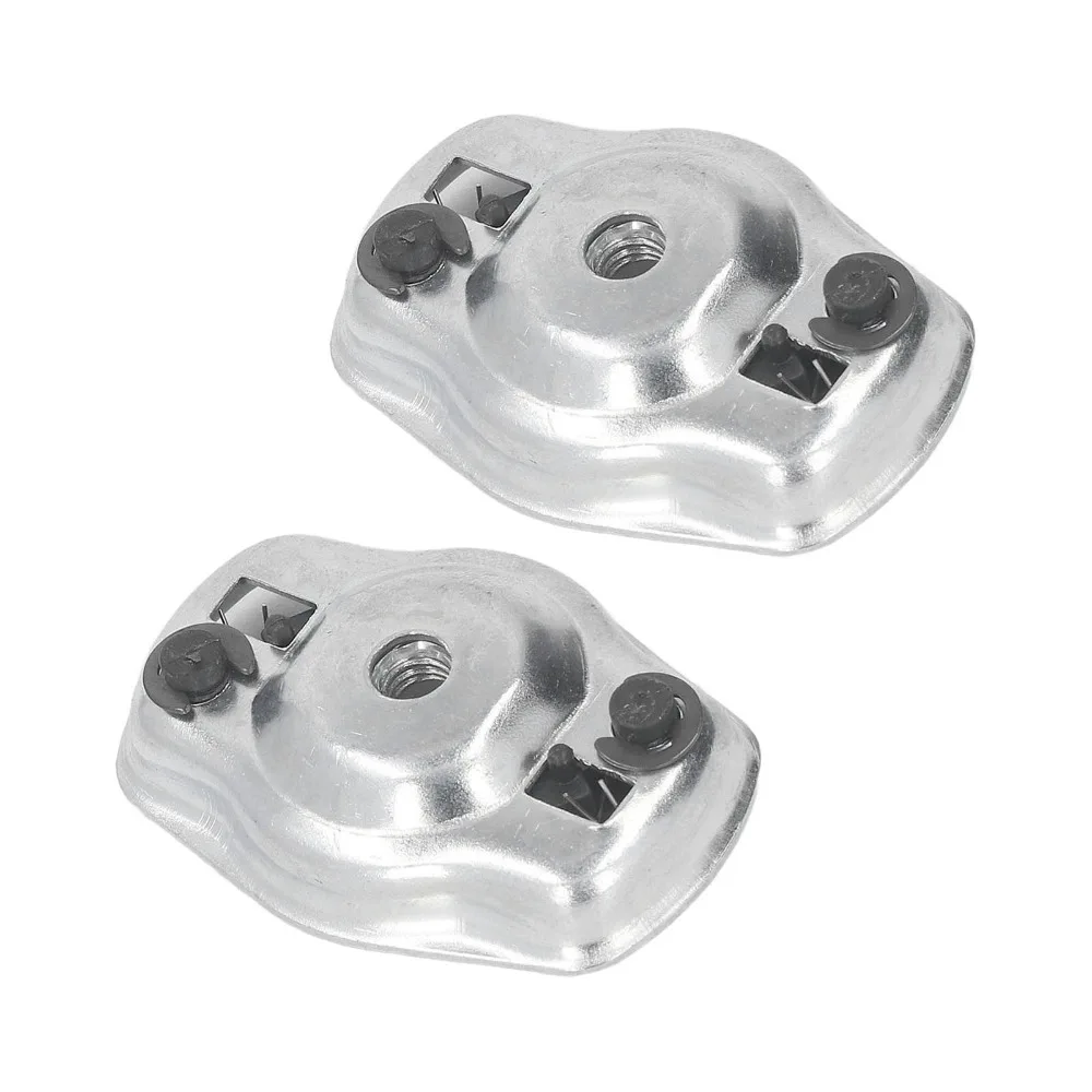 2PCS Silver Recoil Starter Pawl Compact Claw Pawl Cog Starter Pawl Bridge Aluminum Lawn Trimmer Parts for Husqvarna 128LD/128C