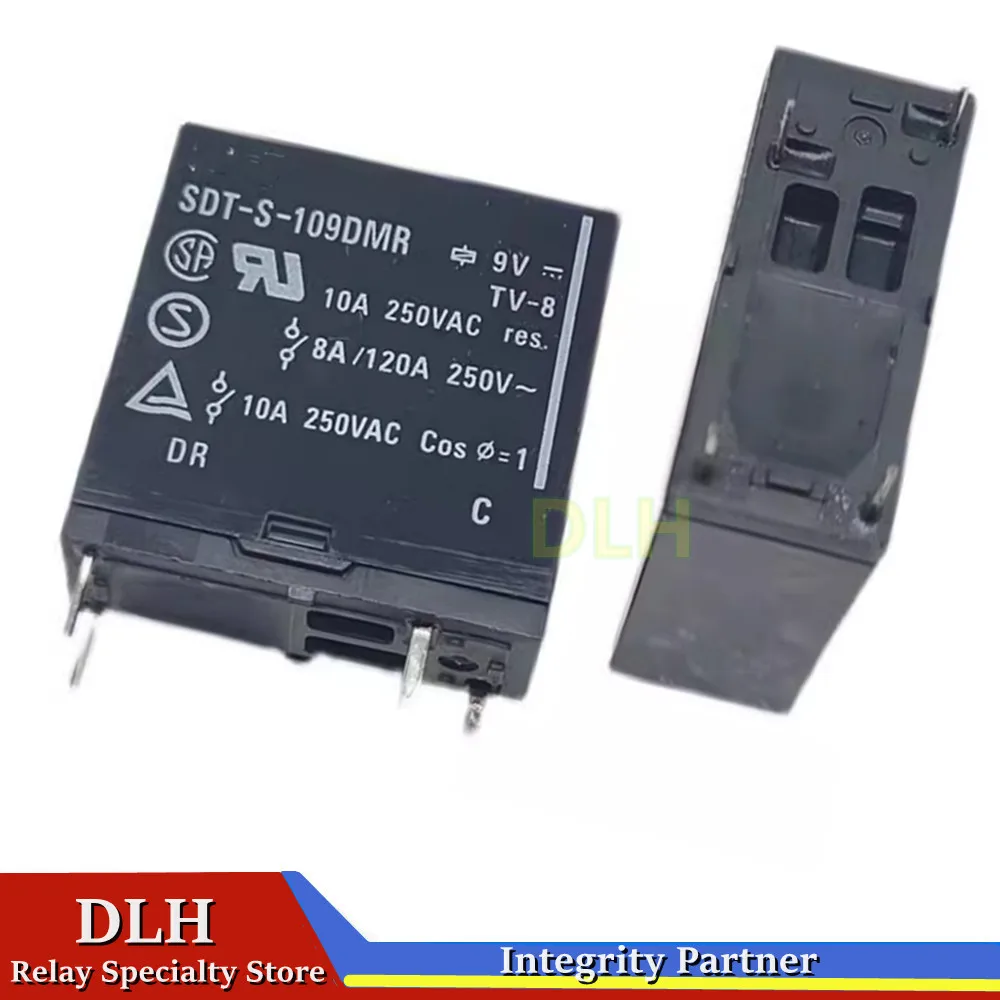 SDT-S-109MR = SDT-S-109LMR2 SDT-S-109LMR DIP-4 10A 9VDC Power Relay original New