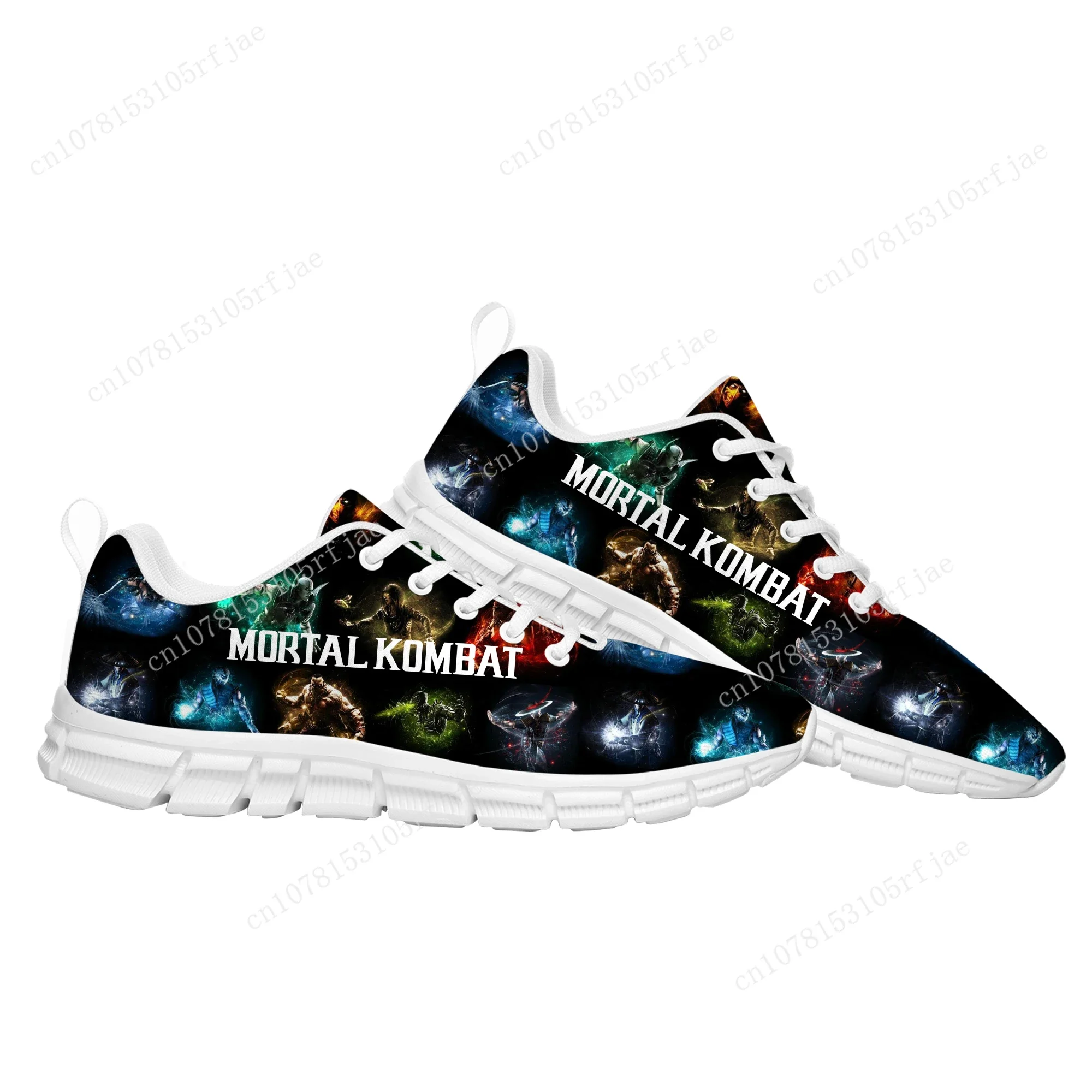 Mortal Kombat Sports Custom Shoes High Quality Cartoon Game Mens Womens Teenager Sneaker Fashion Tailor Made Couple Built Shoes