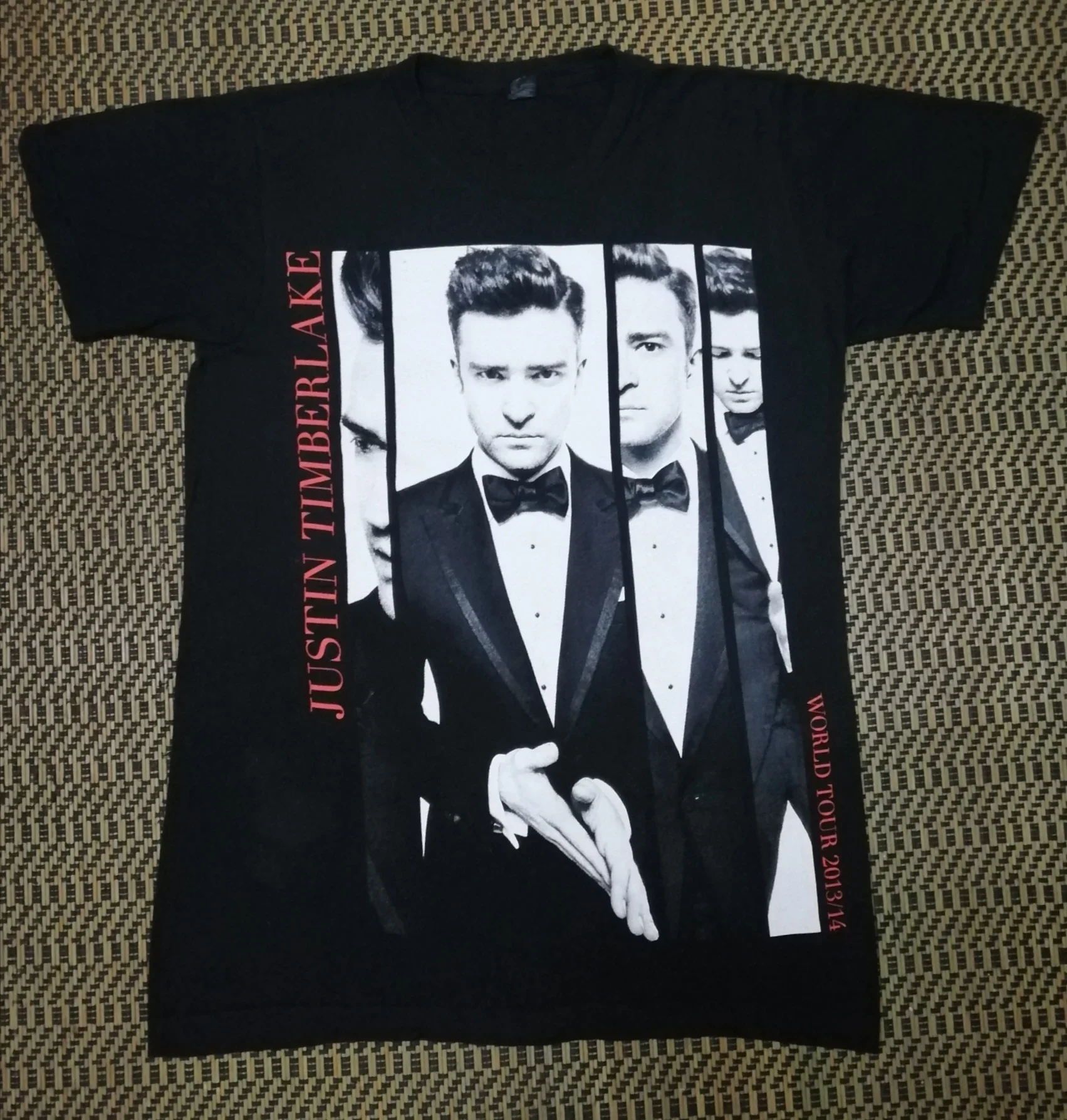 

heavyweight Hot Sale vintage Summer streetwea funny Cartoon anime clothes Fruit loom Justin Timberlake black tshirt vintage