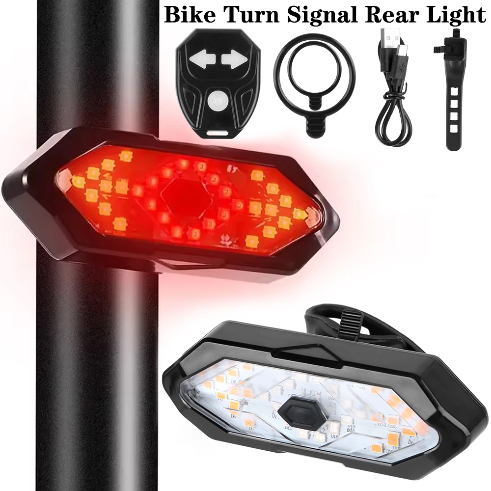

Universal 32 LED Rechargeable Bicycle Turn Signal Waterproof Mountain Bike Lights Lamp Spotlights LED Headlight Super Bright