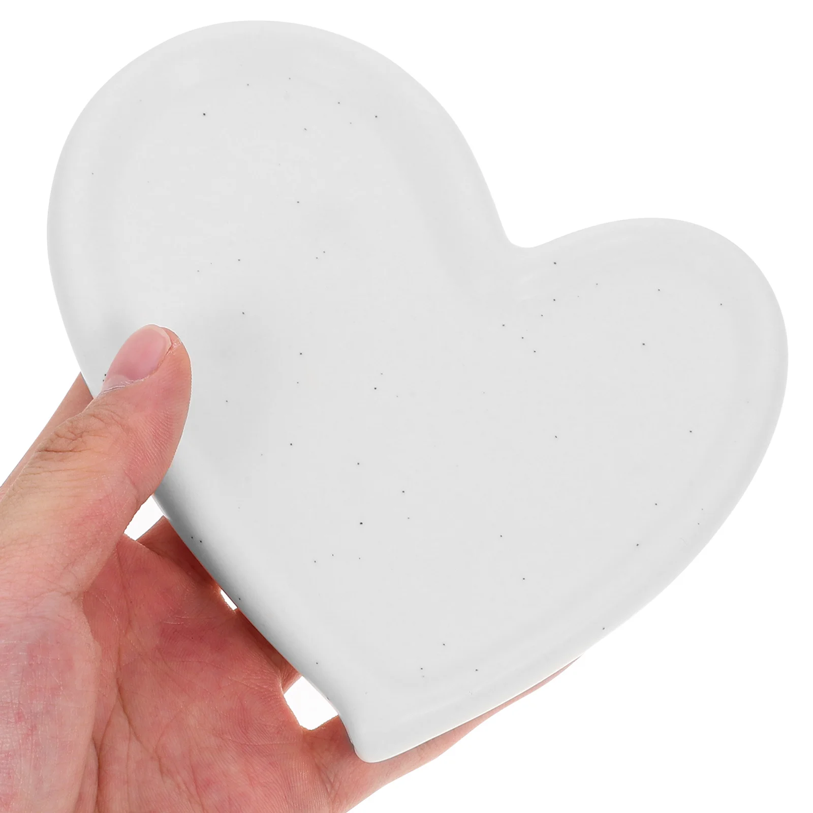 

Heart Ceramic Jewelry Plate Stylish Jewelry Tray Organizer Decorative Trinket Dish Home Display Ring Holder Jewellery Tray