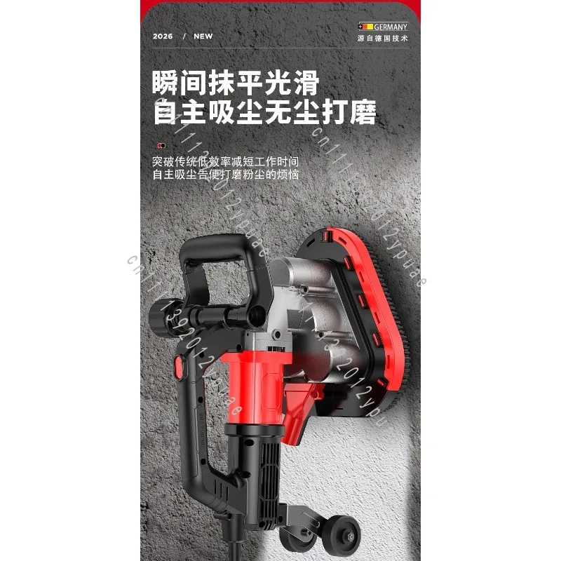 3-head Grinding Machine, Concrete Cement Floor Grinder, Floor Polishing Machine with Built-in Dust Suction