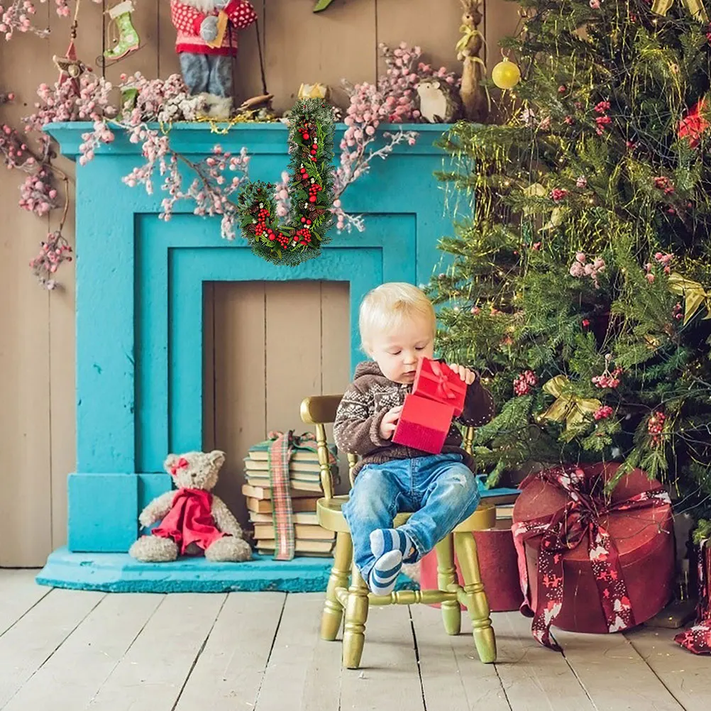 

2Pcs Solid Structure Iron Wreath Frame for DIY Christmas Garland and Festive Home Decor Candy Cane Wreath Frame