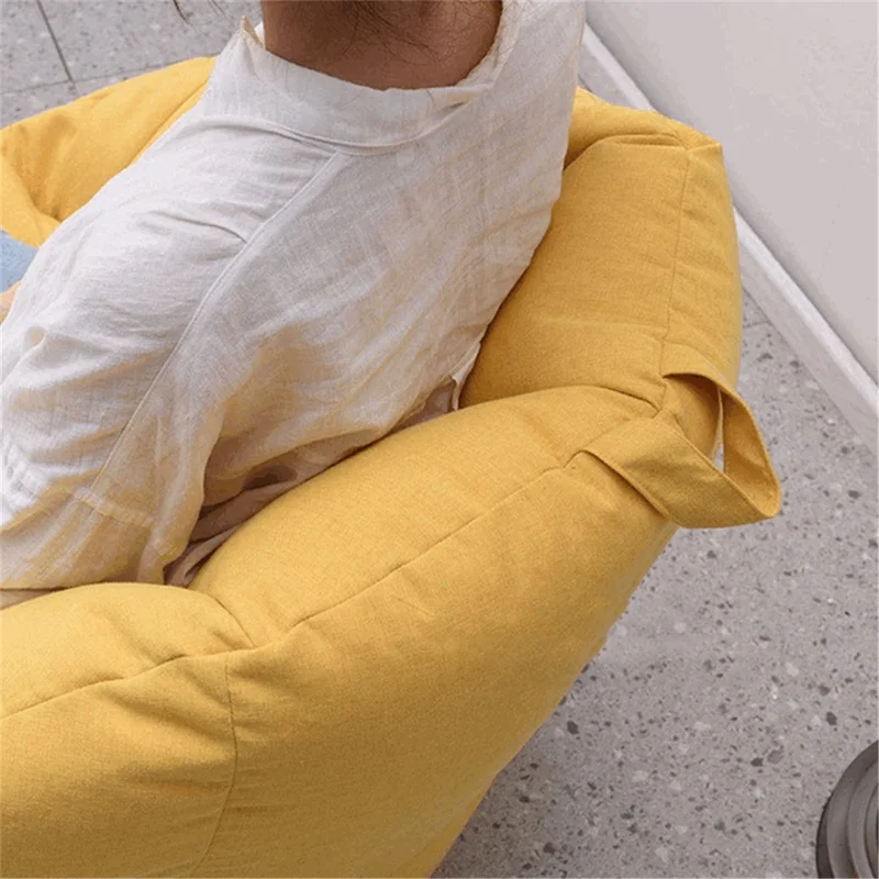 Large Bean Bag Chair Cover Lazy Bean Bag Cover Giant Seat Lounge Furniture Living Room Chair Pear Puff Comfort Cover