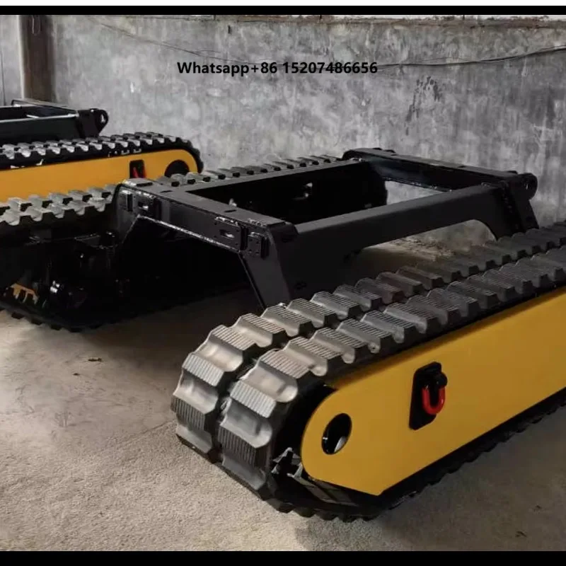 Track Chassis Rubber Tracked Vehicle Rubber Track Chassis Rubber Track Undercarriage Crawler Platform