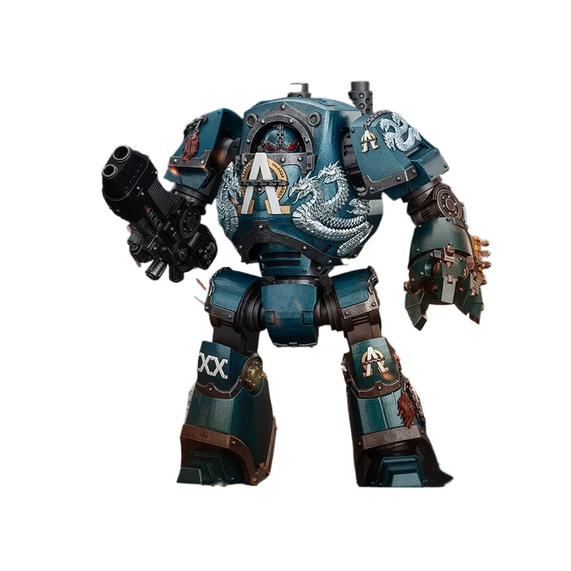 

Joytoy Dark Source Warhammer Horus Chaos Alpha Mecha Figurine - Gravity Plasma Cannon Defiant Fearless Collectible Toy Gift
