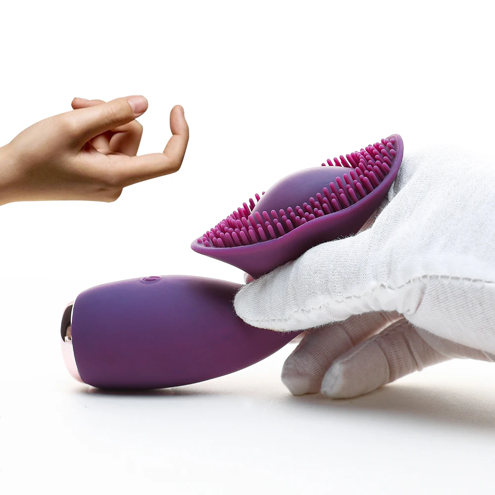 Vibrador para lamer el sexo Oral, estimulador de clítoris, pezón, recargable, impermeable, masturbación femenina, Juguetes sexuales para mujeres