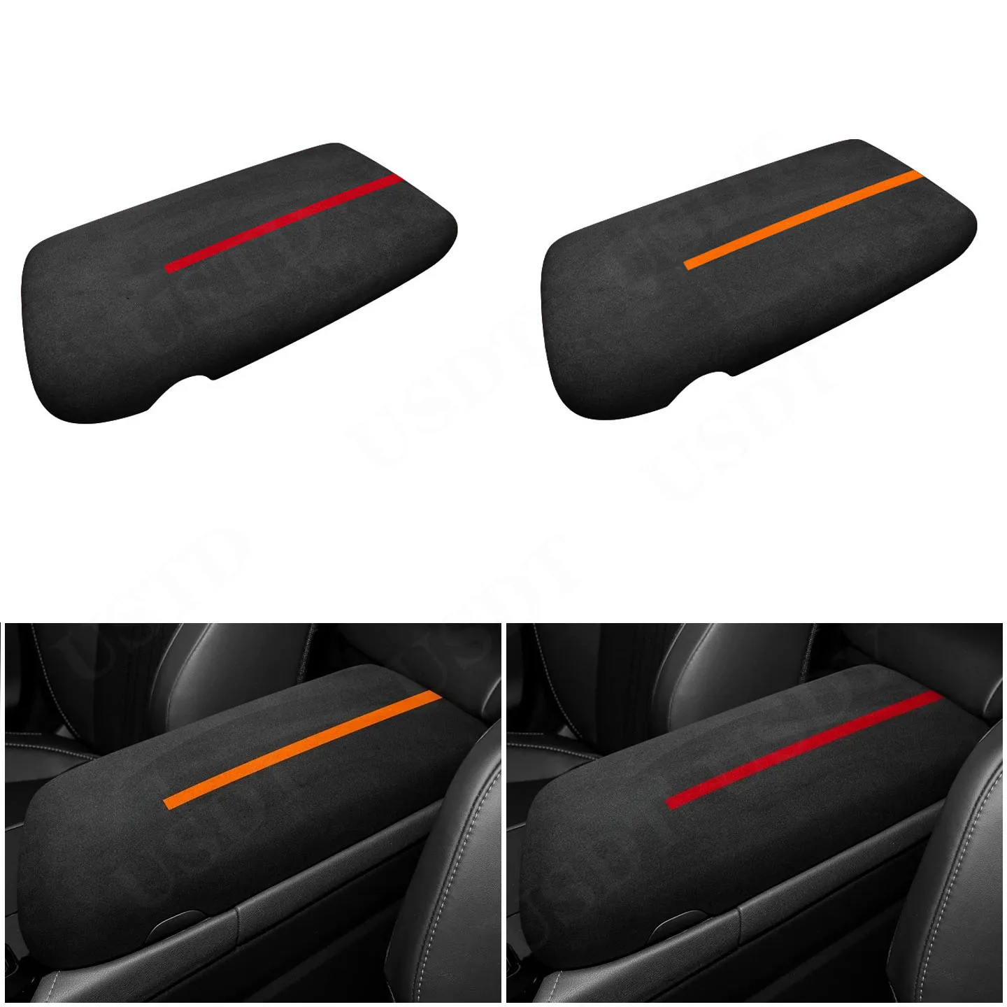 TOP SUEDE Overlays Interior Fit for Lexus NX250 NX350 NX350h NX450h+ 2022-2026 Gear Cover, Central Console Mat