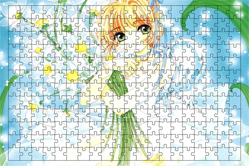 Cardcaptor Sakura 300 Pieces Puzzle Heart Gifts Children\'s Educational Toys Learning Educational Toys Heart Gifts