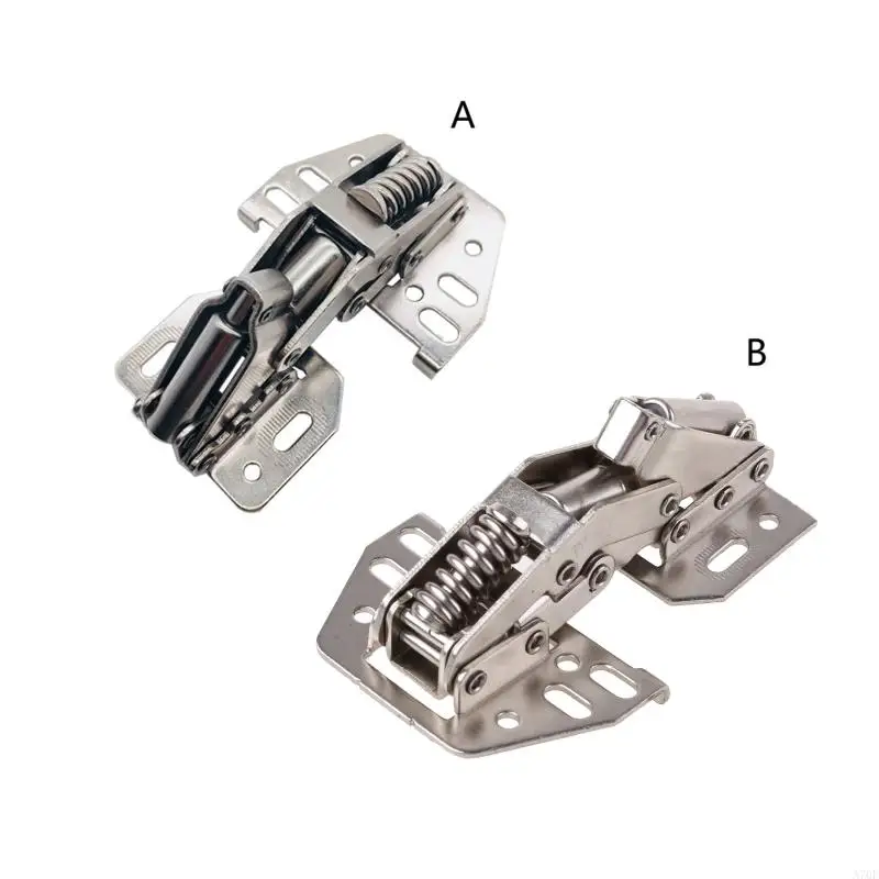 A70F Universal Car Boat Hinges RV Cabinet Drawer Safety Cabinet Stainless Steel Hinges Household Furniture Hardware