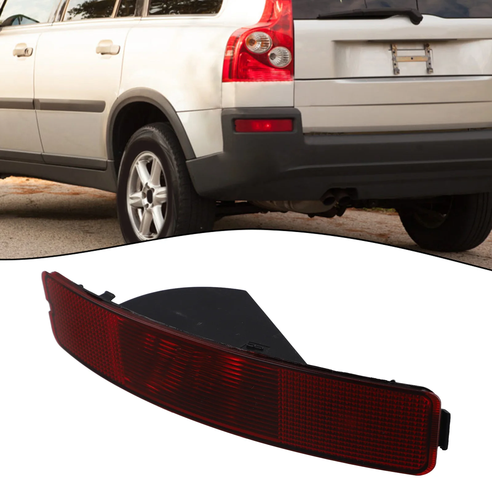 Vehicle Maintenance Rear Bumper Reflector Left Rear Light Installation Bumper Light OEM Number 8693009 Wear-resistant