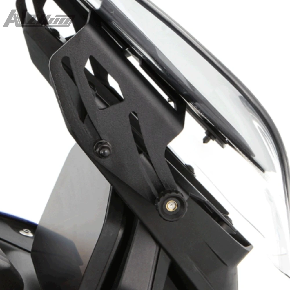 Motorcycle Windshield Adjuster CNC Aluminum Windscreen Bracket For BMW C400X C 400 X C400 X Moto Visor Deflector Mounting Stand