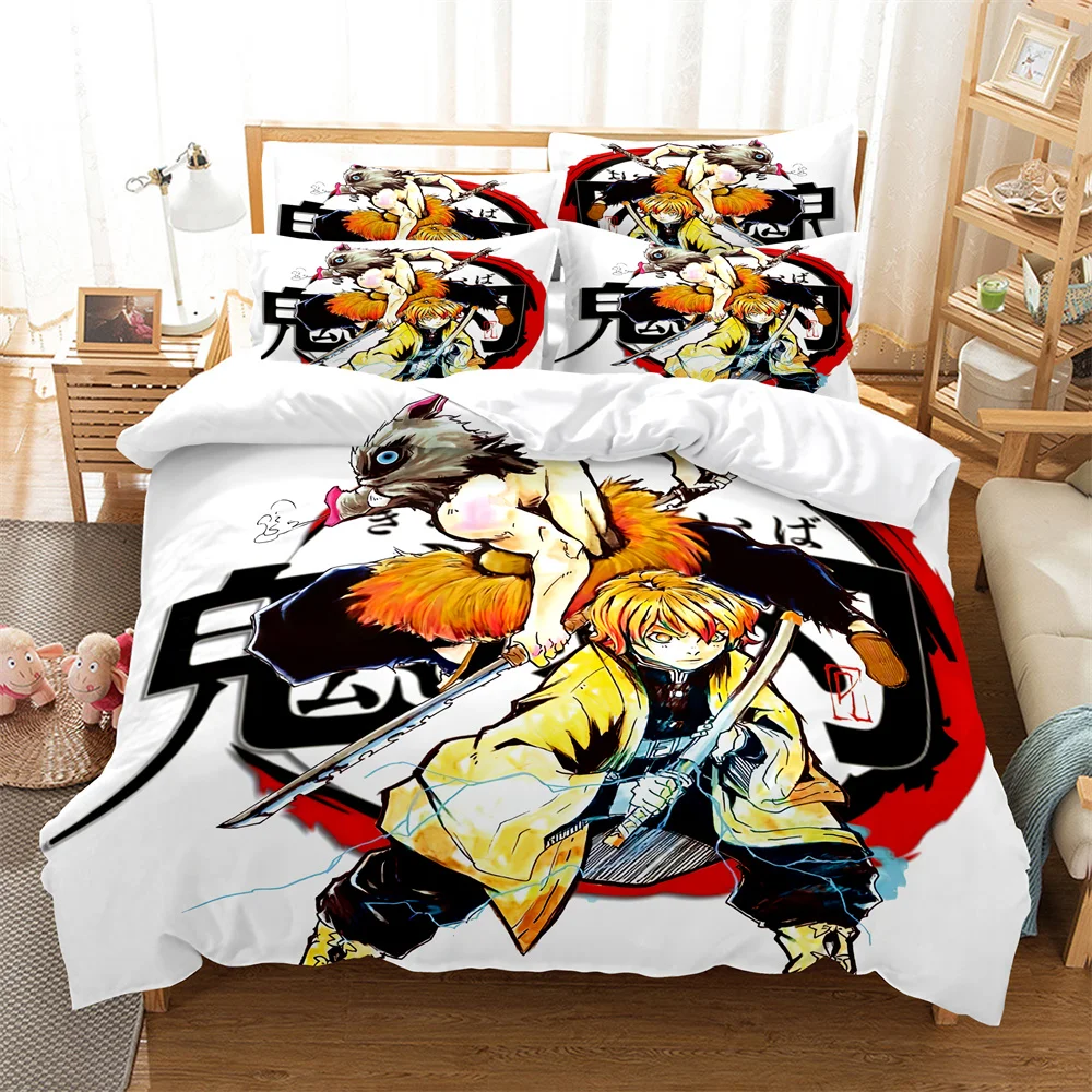 

Anime characters Bedding Set Duvet Cover Set 3d Bedding Digital Printing Bed Linen Queen Bedding Set Fashion Design.