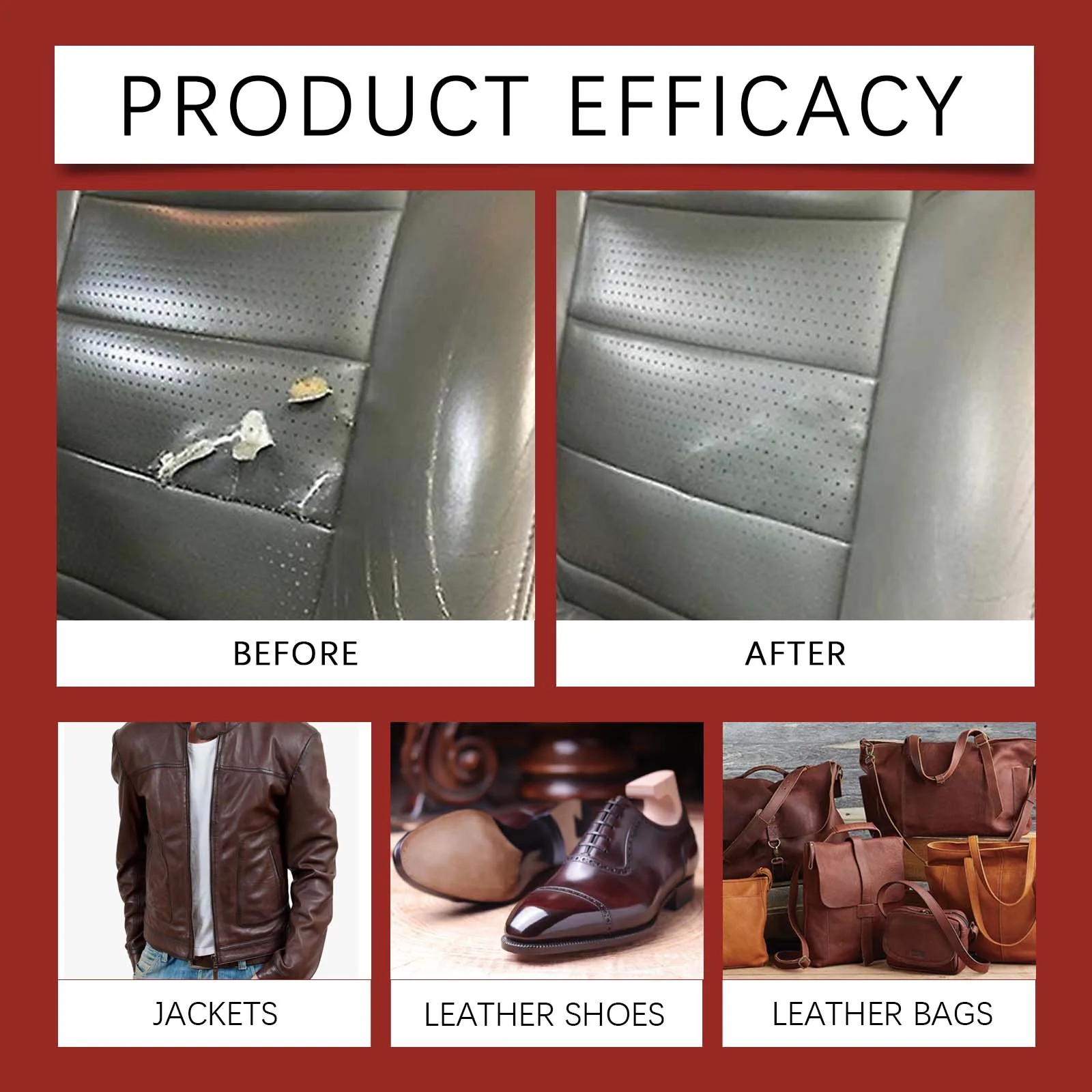 Professional Leather Glue Adhesive for Shoes Bag Furniture Vinyl Repair Fast Drying Fabric Glue with Applicator Brush Craft Glue