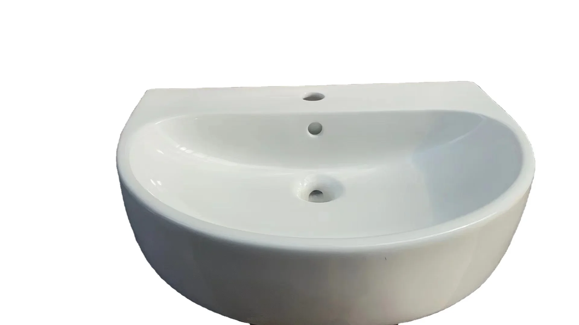 Modern bathroom with scientifically tested drainage semi-hung washbasin Toilet washbasin European dressing basin