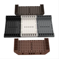 2PCS small particle building block technology parts 8x16x2 hull deck moc children's education toy 95227