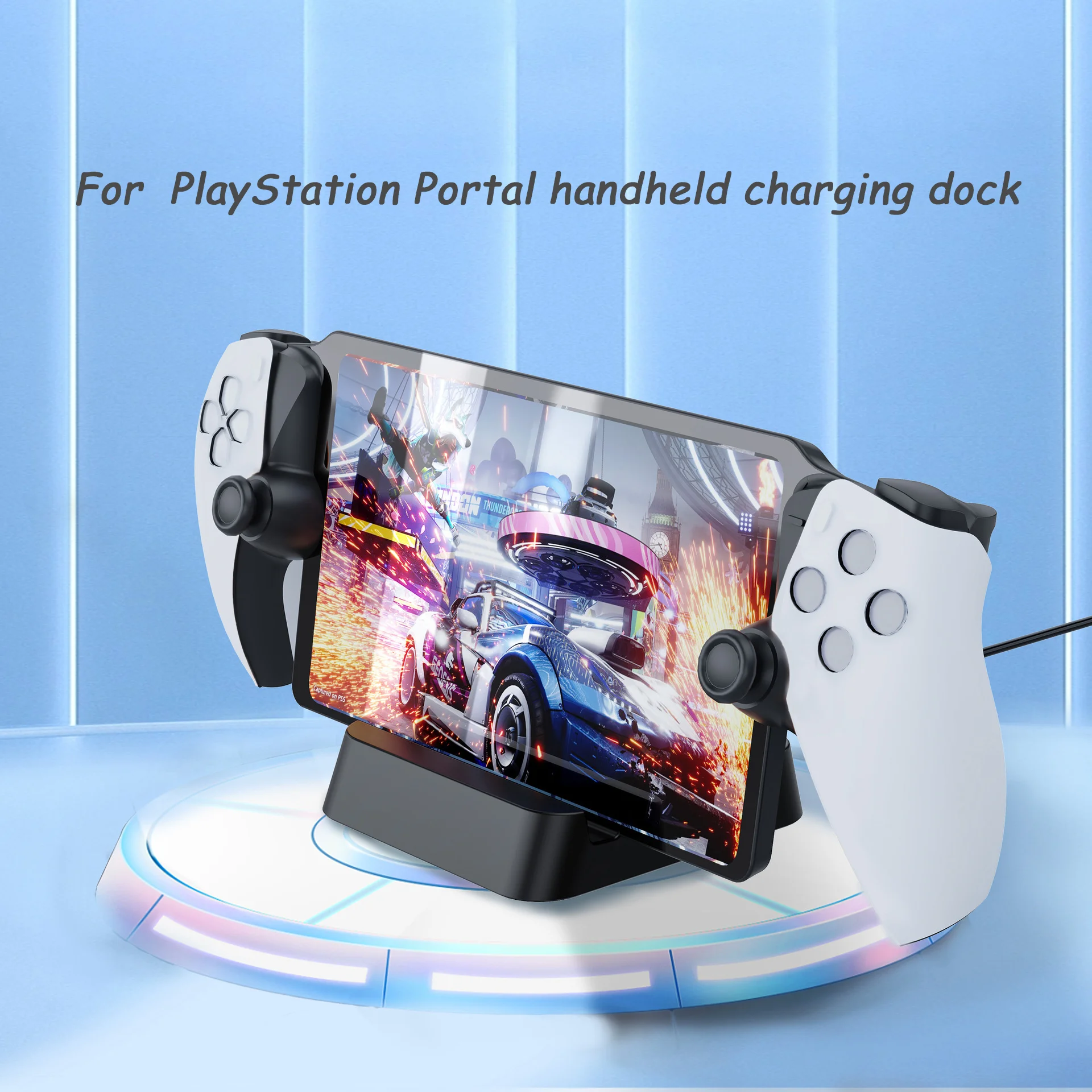 For PlayStation Portal handheld charging dock for P5 serial handheld contact dock charging P5 handheld charger