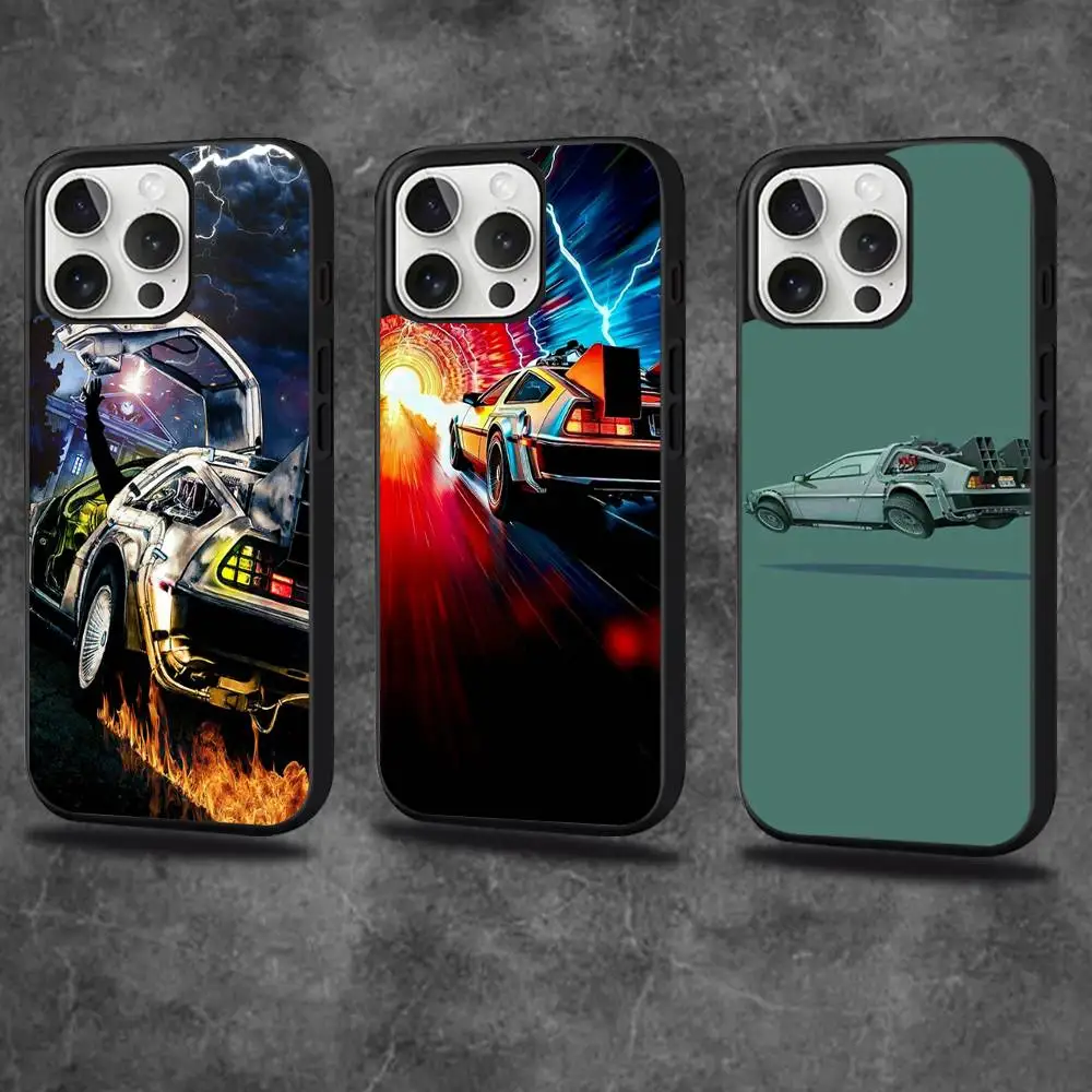 

B-Backs T-TO The Future Phone Case For iPhone 17,16,15,14,13,12,11,Pro,Max,Plus,Mini,SE4,E Magnetic Magsafe Wireless Charging