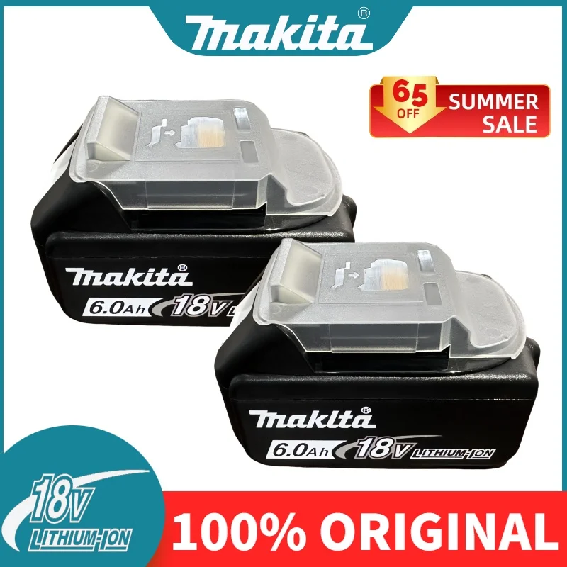 

100% Authentic Makita 18V Batteries 6Ah/5Ah Rechargeable,for Makita Drill LXT400 DTD173 DJV182 HR180 DRT52 DGA404 DDF487 DTW700