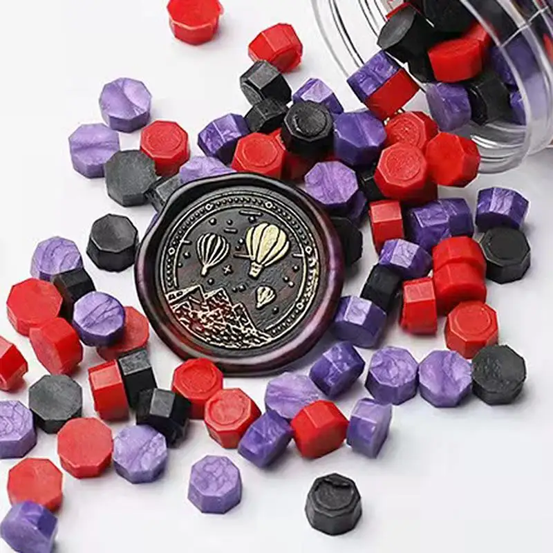 50pcs/Bag Color Wax Beads Particles Vintage Sealing Wax For Seal Stamp For Scrapbooking Craft Gift Wedding Invitation