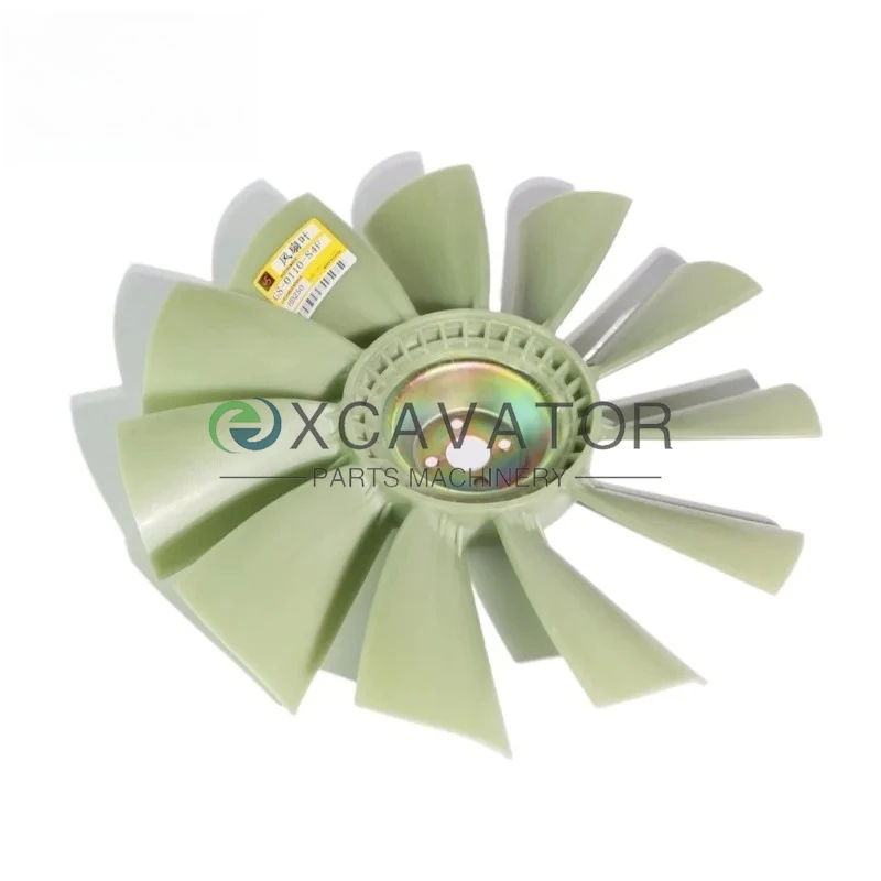 

11 Blades Diesel Engine Fan Cooling Radiator Fan Blade for kato S4F Engine HD250 Excavator parts