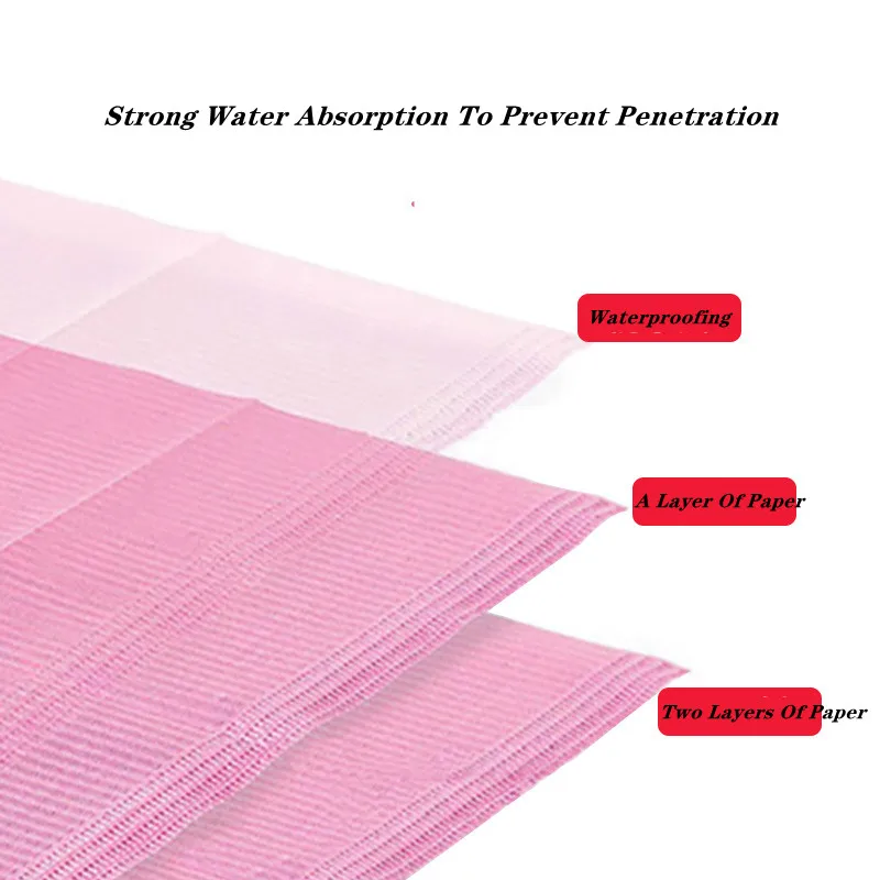 일회용 네일 메이크업 접이식 깨끗한 패드, 방수 식탁보 린트 페이퍼, 네일 케어 젤 광택제, 테이블 보호대, 125 개/봉지