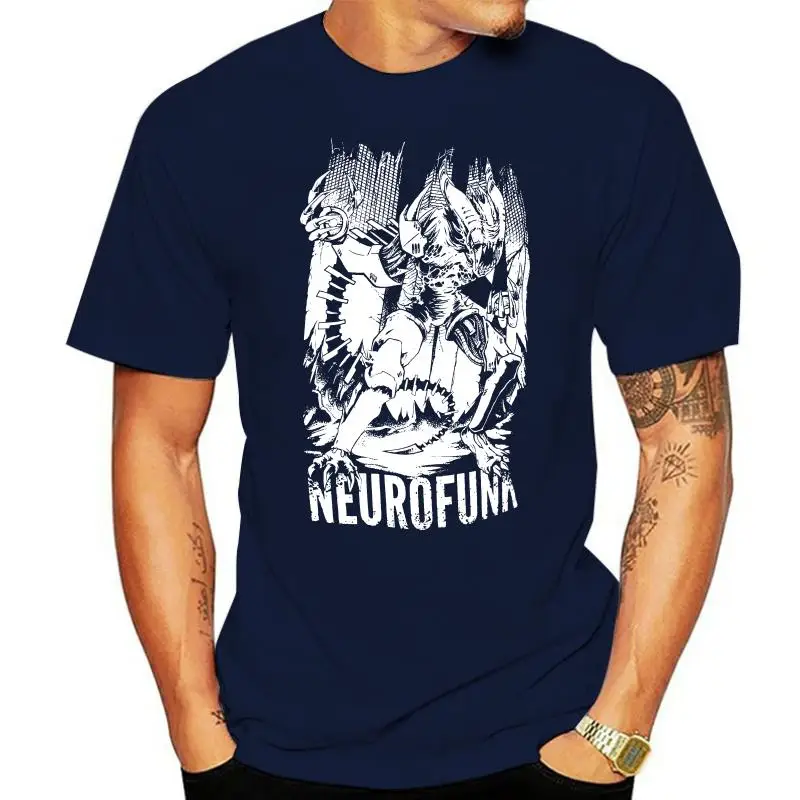 Neurofunk T Shirt Alien Junglist Jungle Amen Drum and Bass  Womens Mens DJ Tee