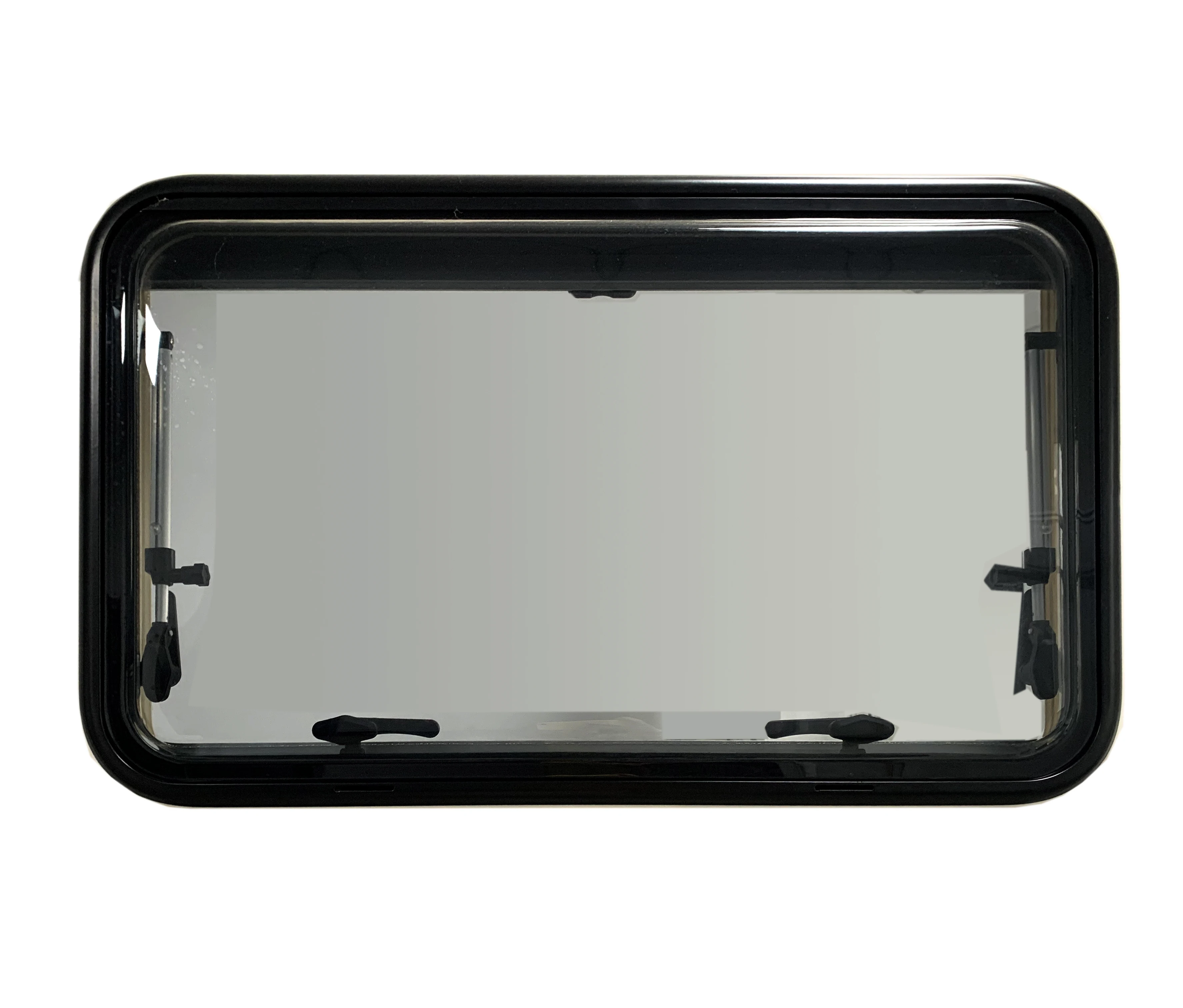Dual Aluminum Alloy Sliding Window with Sunshade Blinds for RV Caravan Accessories-Side Window Double Glazing UV Resistant