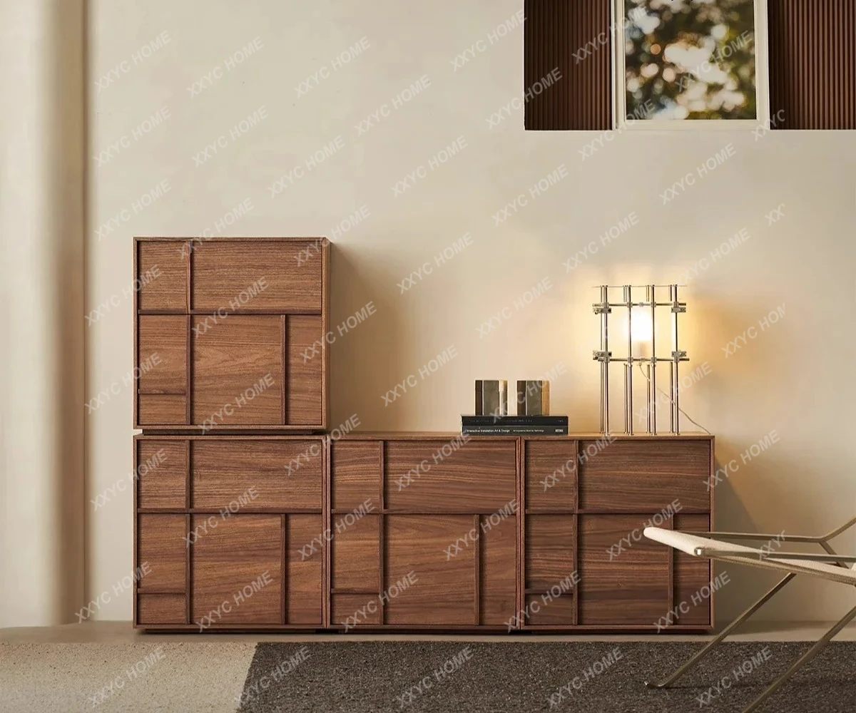 Solid Wood  Household Living Room Chest Cab