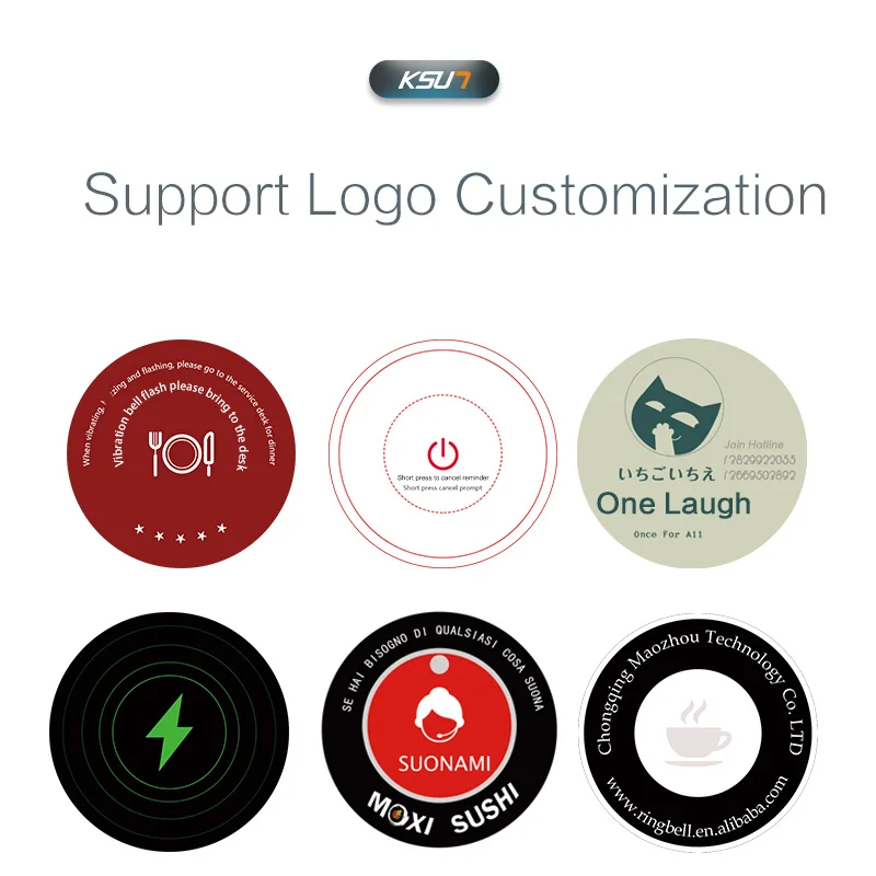 KSUN X-Q30 نظام الترحيل اللاسلكي للطابور نظام استدعاء النادل للمطعم/المقهى نظام طابور النداء #6