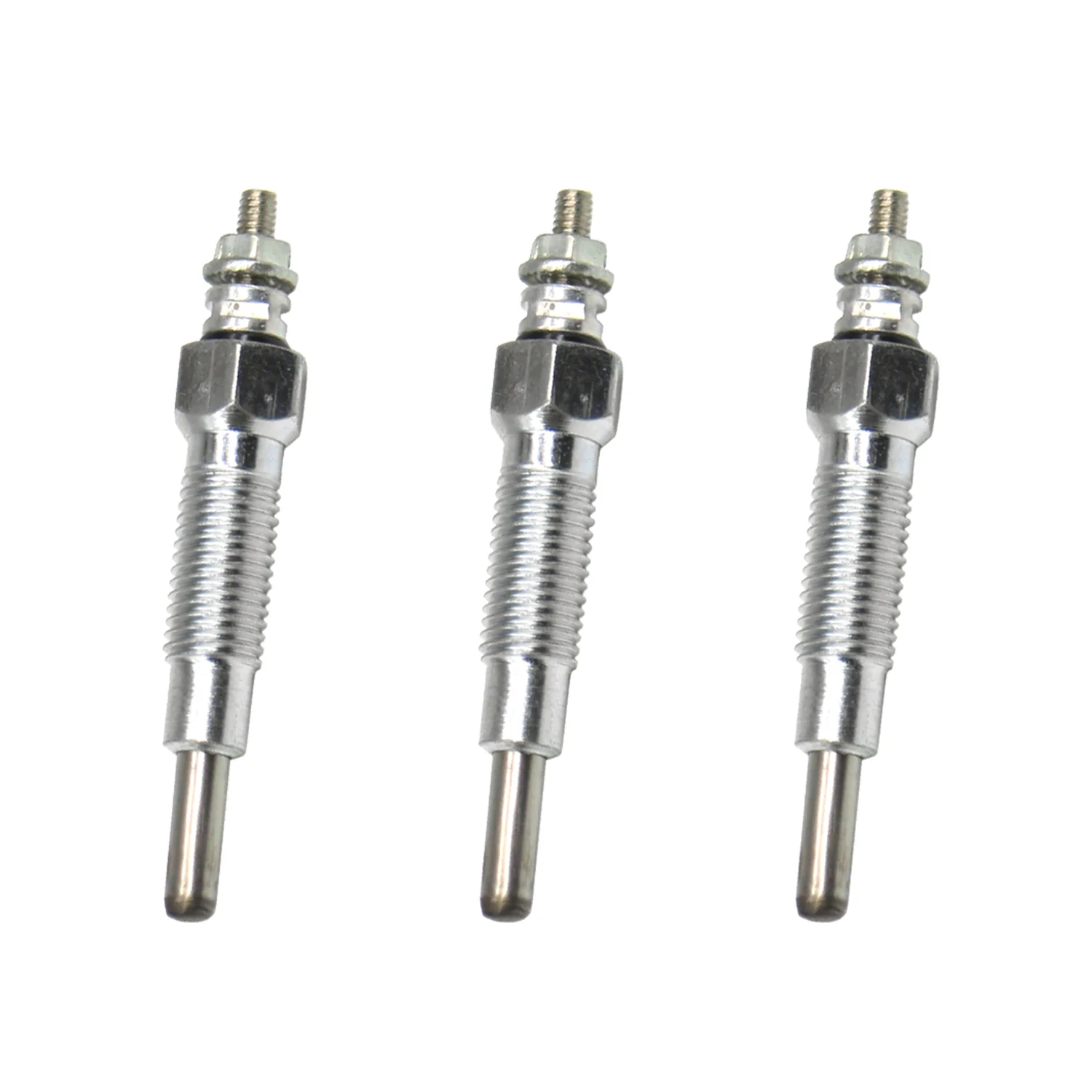 3Pcs 15401-65510 9827560 Glow Plug  Compatible with Tractor L245DT L245F L245H L275 Engine V1402 V1500 V1702 V1902