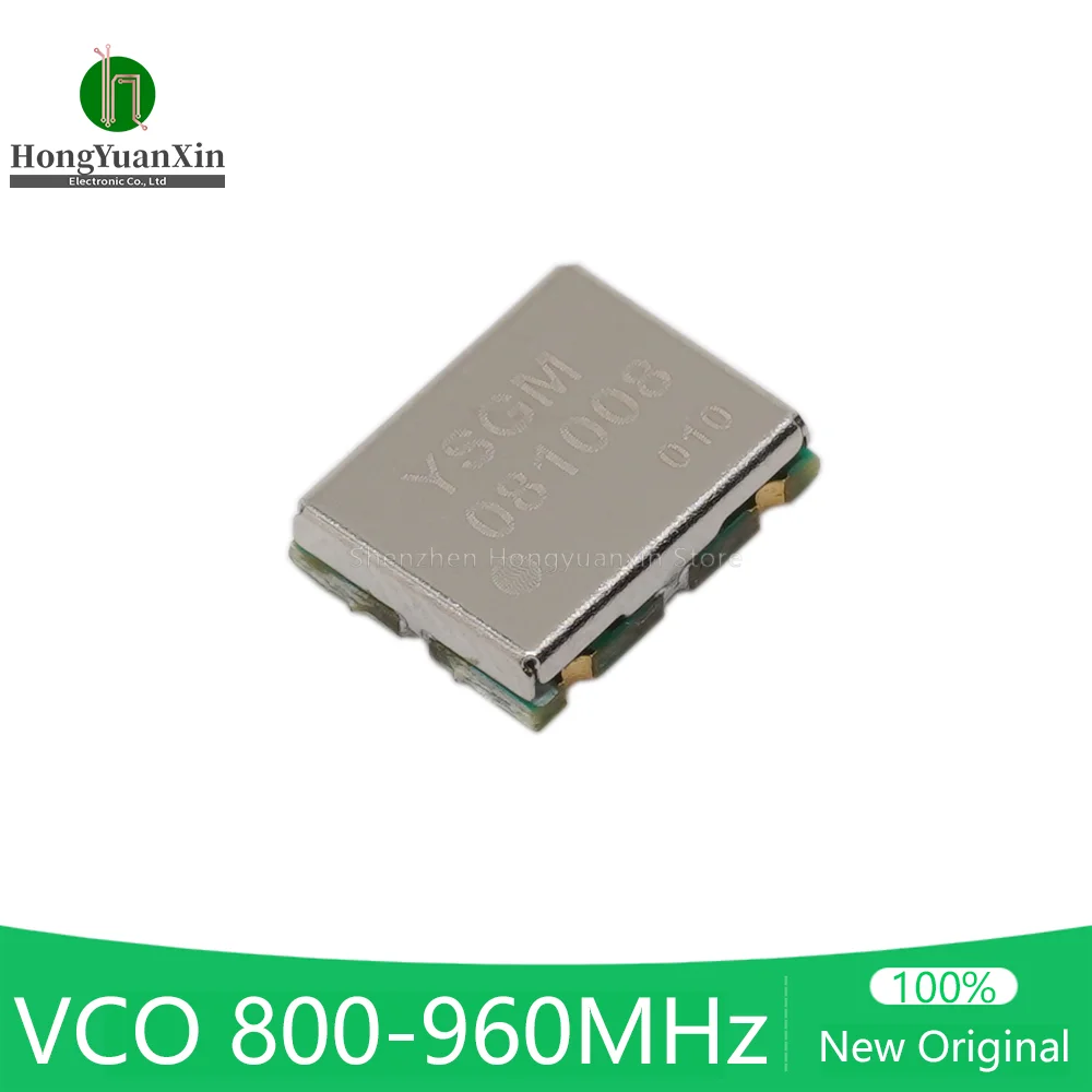 10Pcs/Lot YSGM081008 SMD VCO 800-960MHz Communication Jammer Voltage Controlled Oscillator 7 * 9 * 2mm