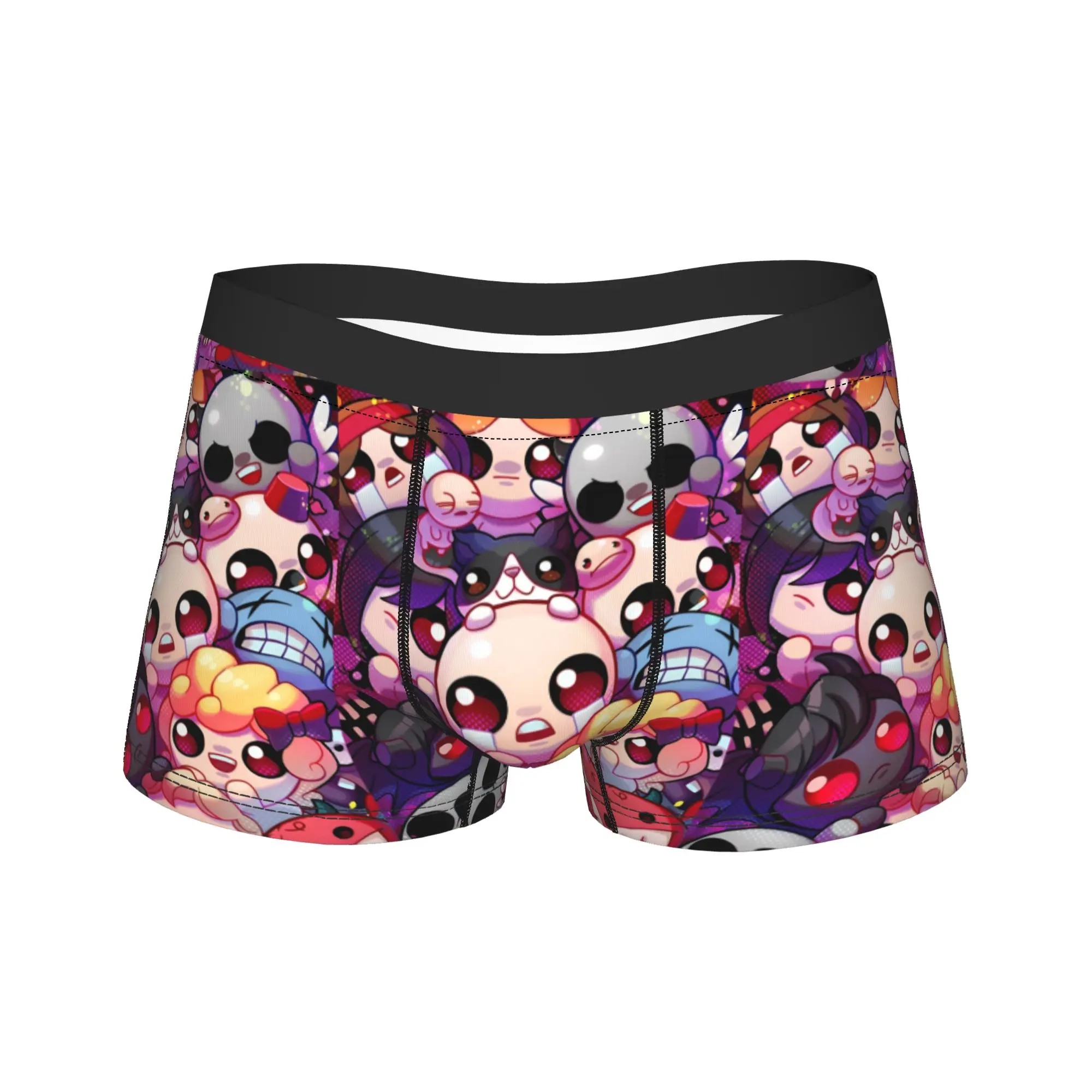 

The Binding of Isaac Cartoon Men's Underwear Video Game Boxer Briefs Shorts Panties Novelty Polyester Underpants Male Plus Size