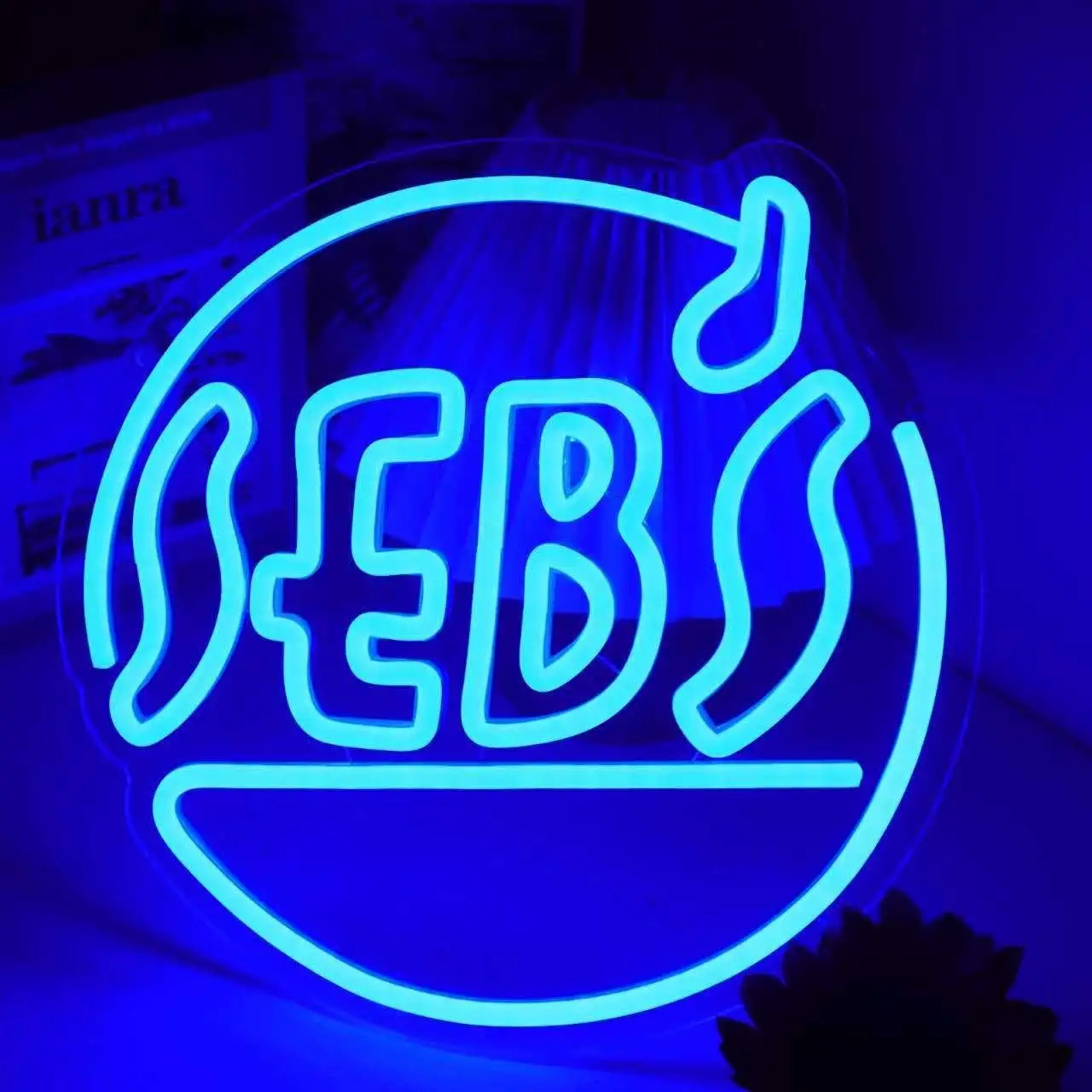 

Неоновая вывеска Seb's Jazz Blue LED: неоновая лампа для спальни, бара, клуба, мужской комнаты, музыкальной студии, вечеринки, подарок для любителей музыки, ночник