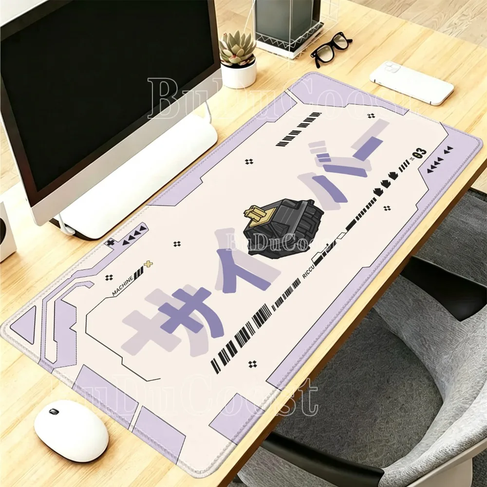 Mechanical keyboard switch Cartoon style Mousepad Art Design Laptop Office Gaming Mouse Pad overlock HD printing esports Deskmat
