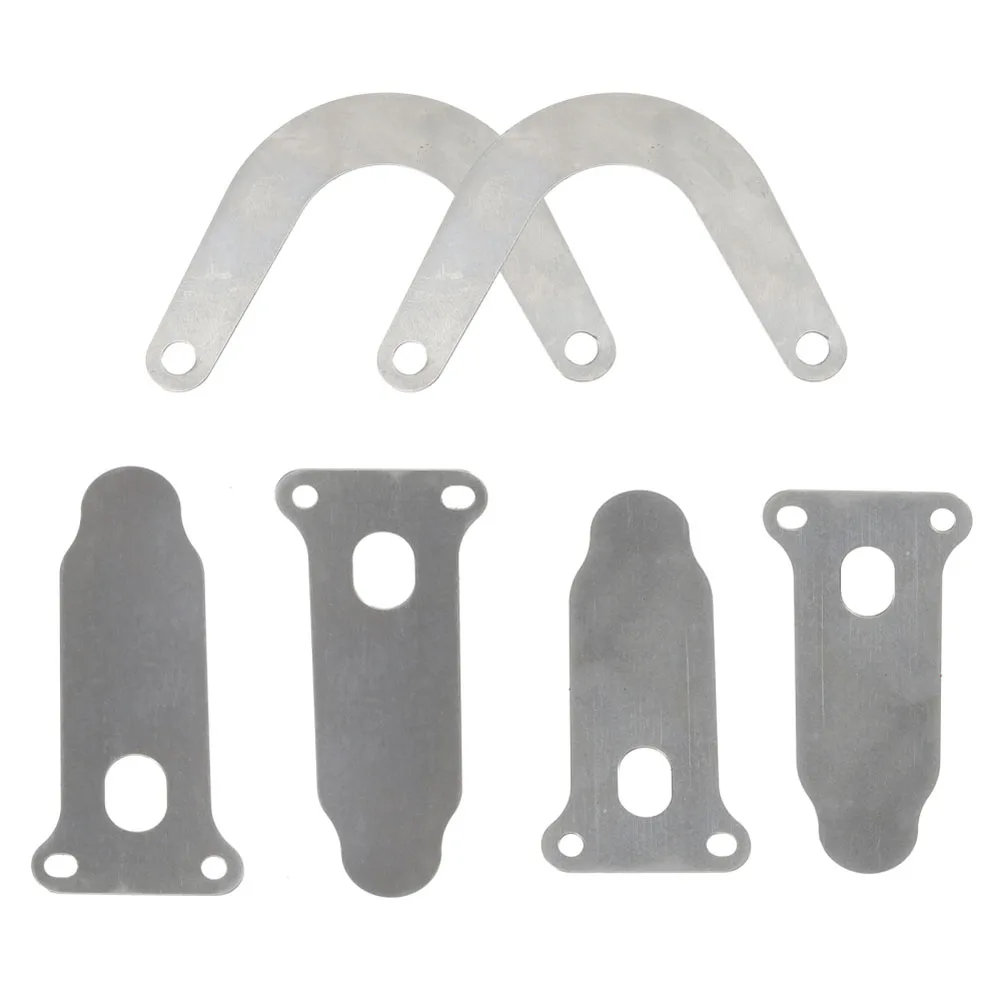 12pcs Air Compressor Pump Head Valve Plates Set for Piston Machine U Shaped Tongue Shape Valve Plate Replacement Parts